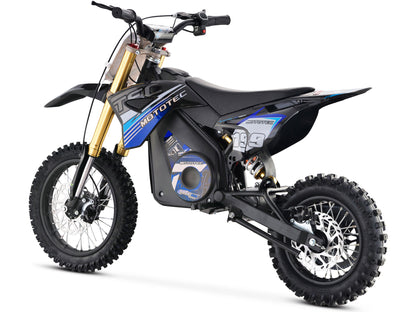 MotoTec 36V 1200W Pro Electric Dirt Bike Lithium Blue - view 3