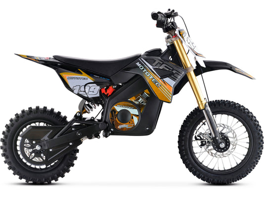 MotoTec 36V 1200W Pro Electric Dirt Bike Lithium Orange - view 2