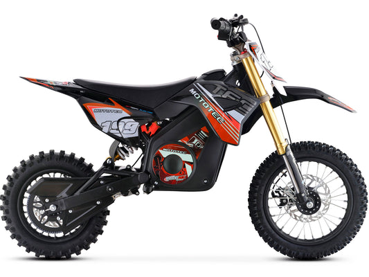 MotoTec 36V 1200W Pro Electric Dirt Bike Lithium Red - view 2
