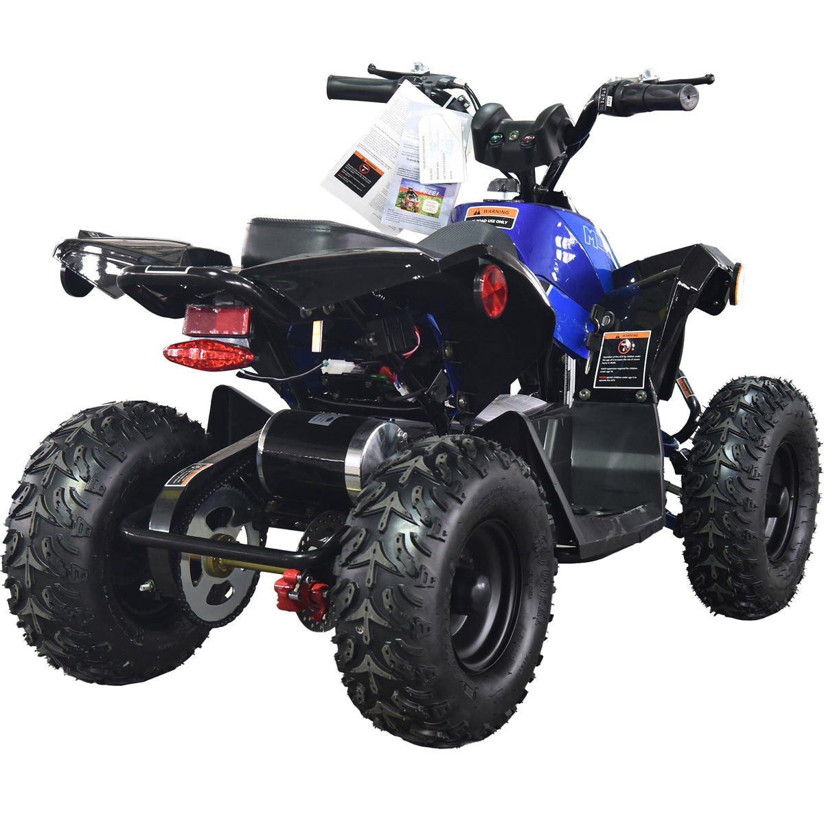 MotoTec E-Bully 36V 1000W ATV Blue - view 9