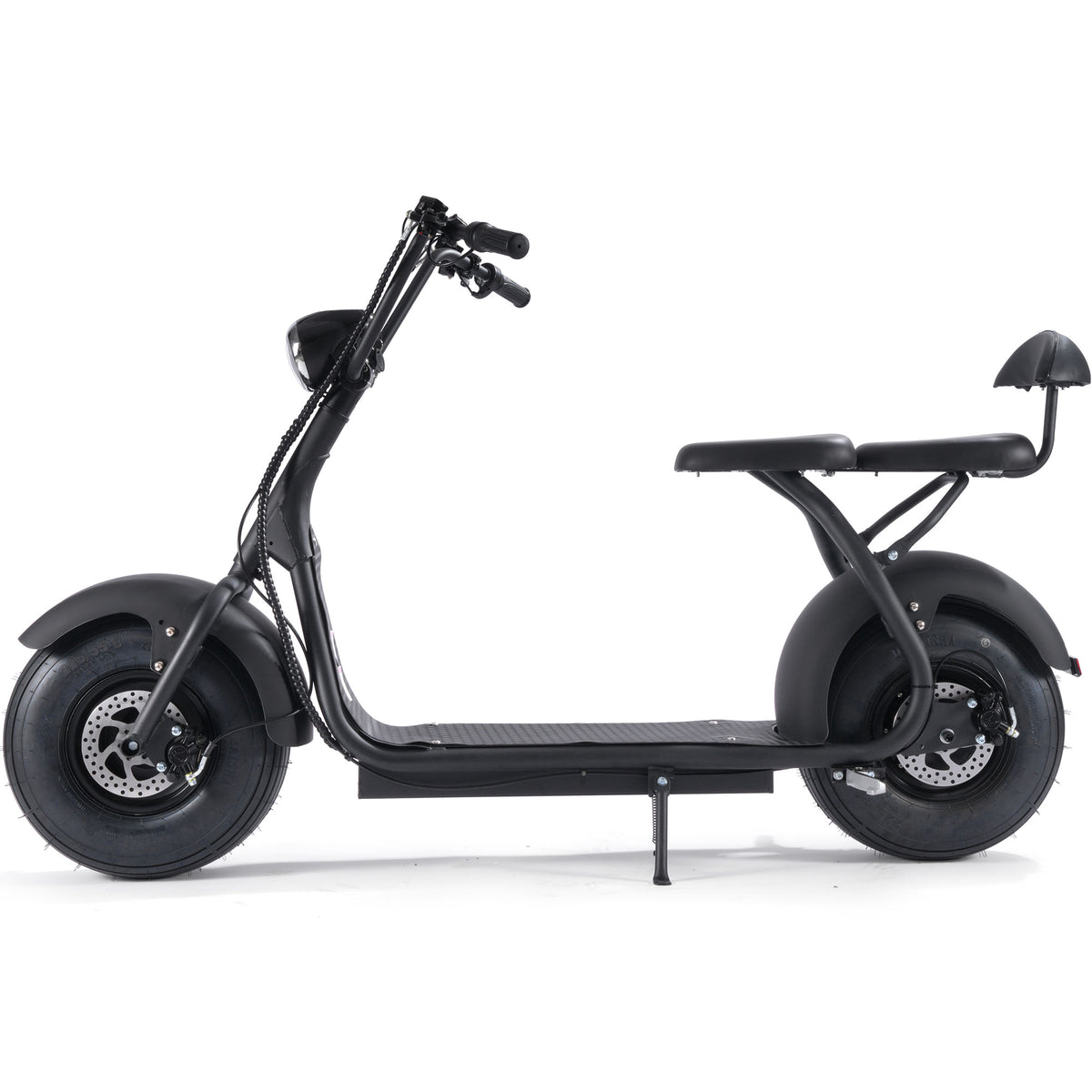 MotoTec Fat Tire 60V 18Ah 2000W Lithium Electric Scooter Black - view 5