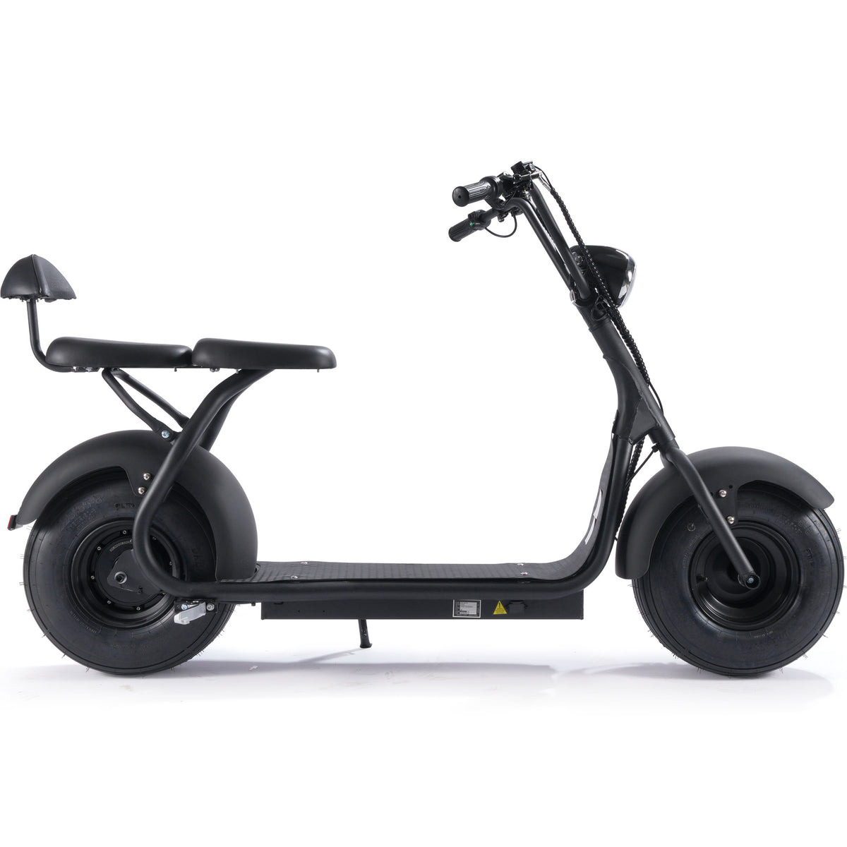MotoTec Fat Tire 60V 18Ah 2000W Lithium Electric Scooter Black - view 6