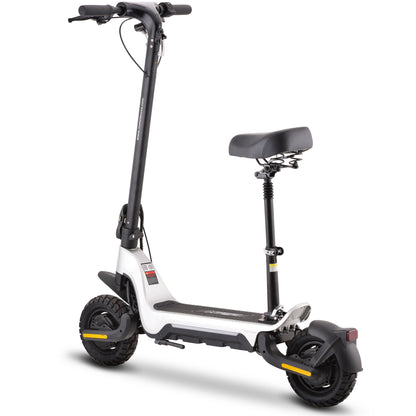 MotoTec Fury 48V 1000W Lithium Electric Scooter Silver - view 5