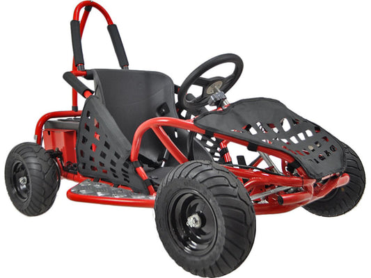 MotoTec Off Road Go Kart 48V 1000W Red