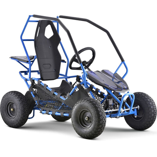 MotoTec Maverick Go Kart 36V 1000W Blue