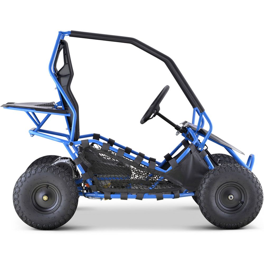 MotoTec Maverick Go Kart 36V 1000W Blue - view 2