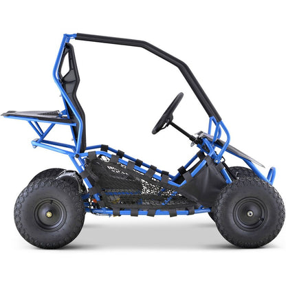 MotoTec Maverick Go Kart 36V 1000W Blue - view 2