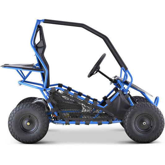 MotoTec Maverick Go Kart 36V 1000W Blue - view 2