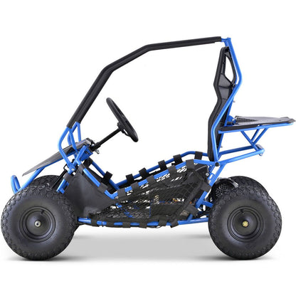 MotoTec Maverick Go Kart 36V 1000W Blue - view 6
