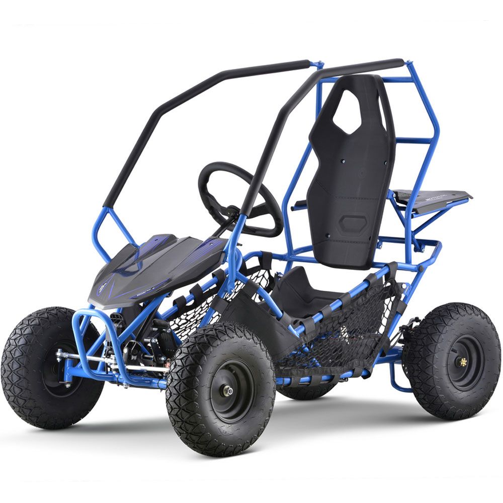 MotoTec Maverick Go Kart 36V 1000W Blue - view 7