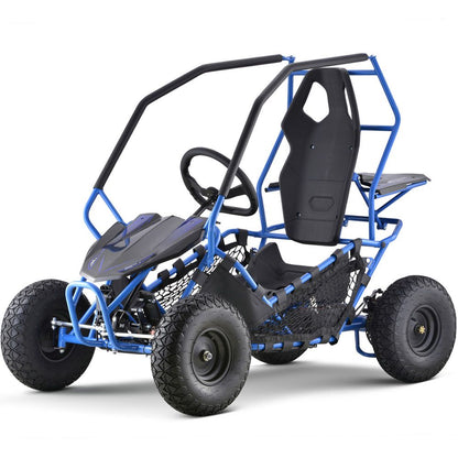 MotoTec Maverick Go Kart 36V 1000W Blue - view 7