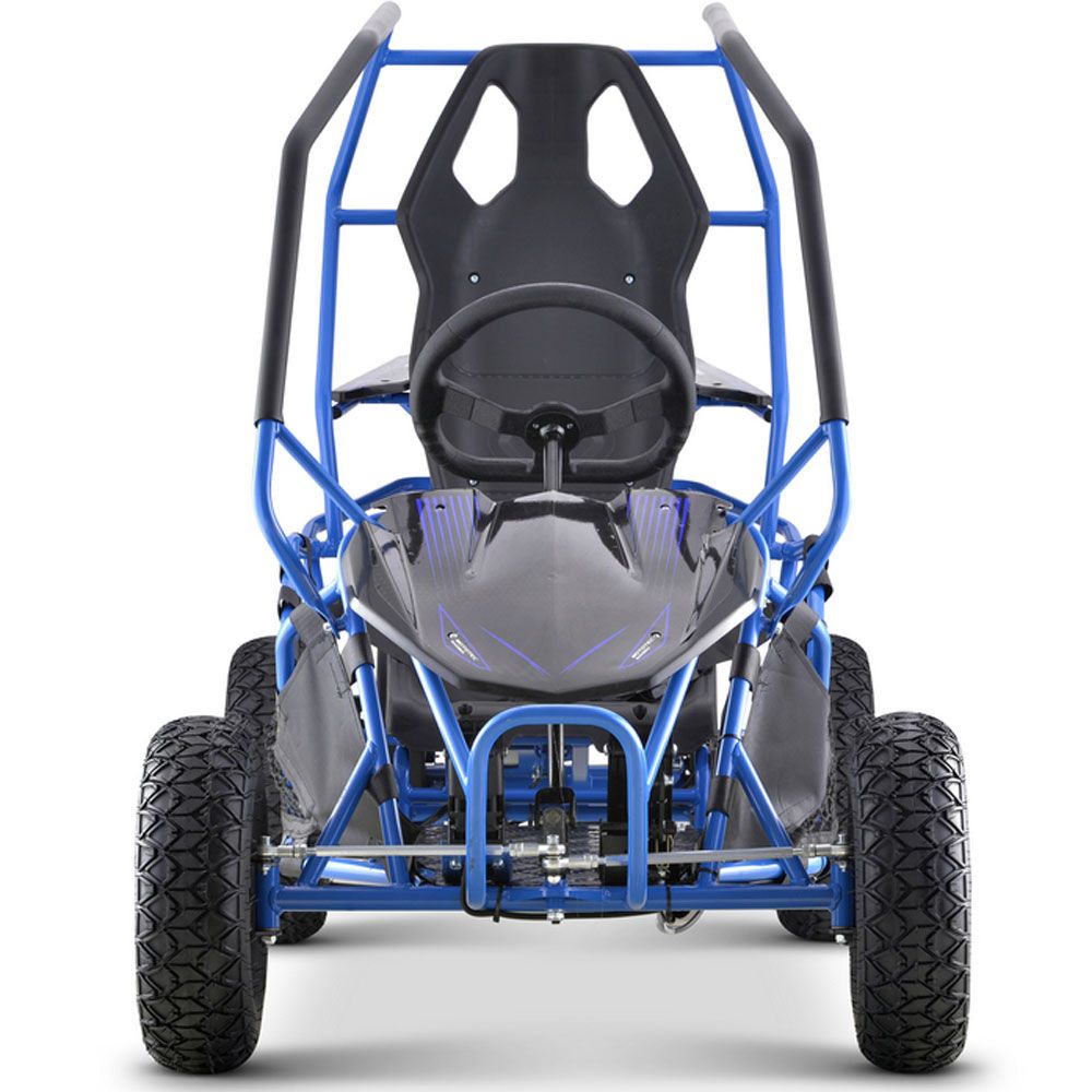MotoTec Maverick Go Kart 36V 1000W Blue - view 8