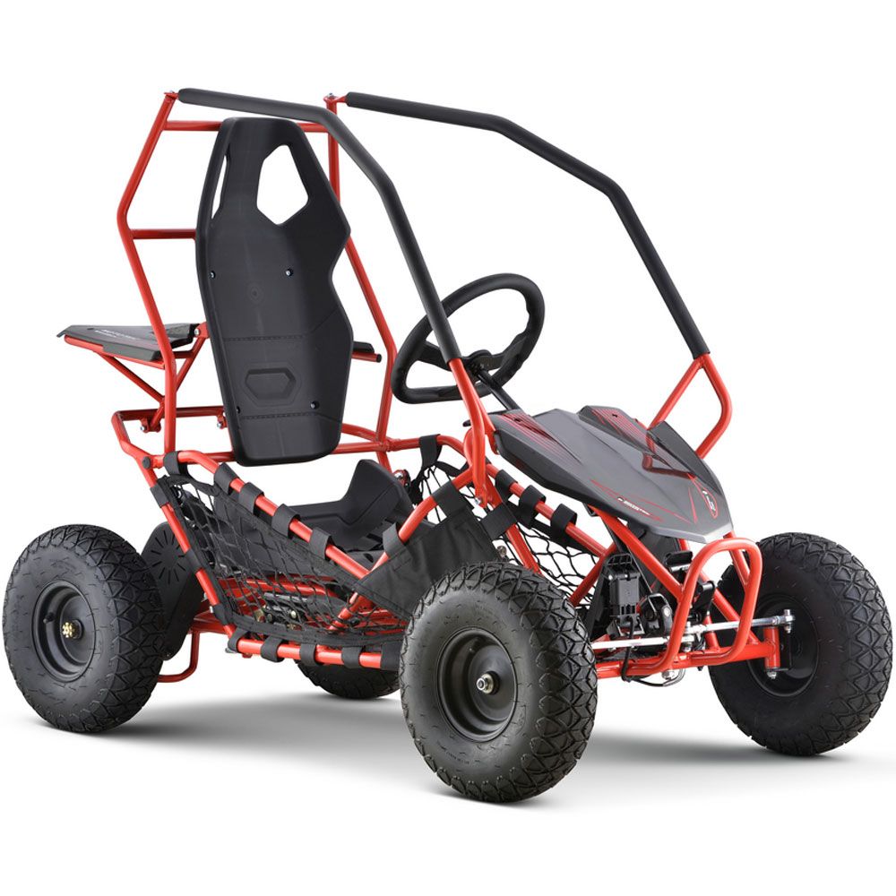 MotoTec Maverick Go Kart 36V 1000W Red