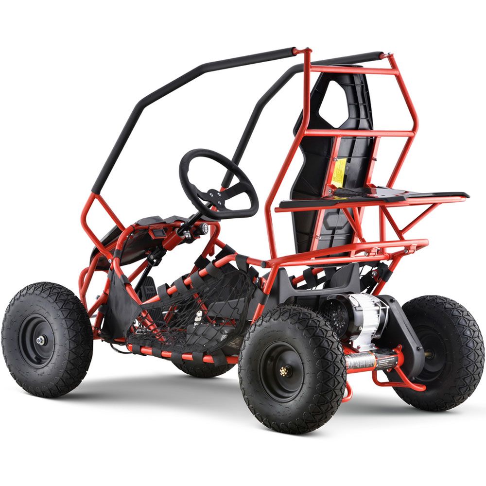 MotoTec Maverick Go Kart 36V 1000W Red - view 4