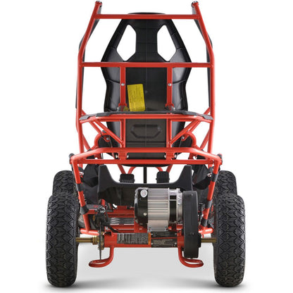 MotoTec Maverick Go Kart 36V 1000W Red - view 5