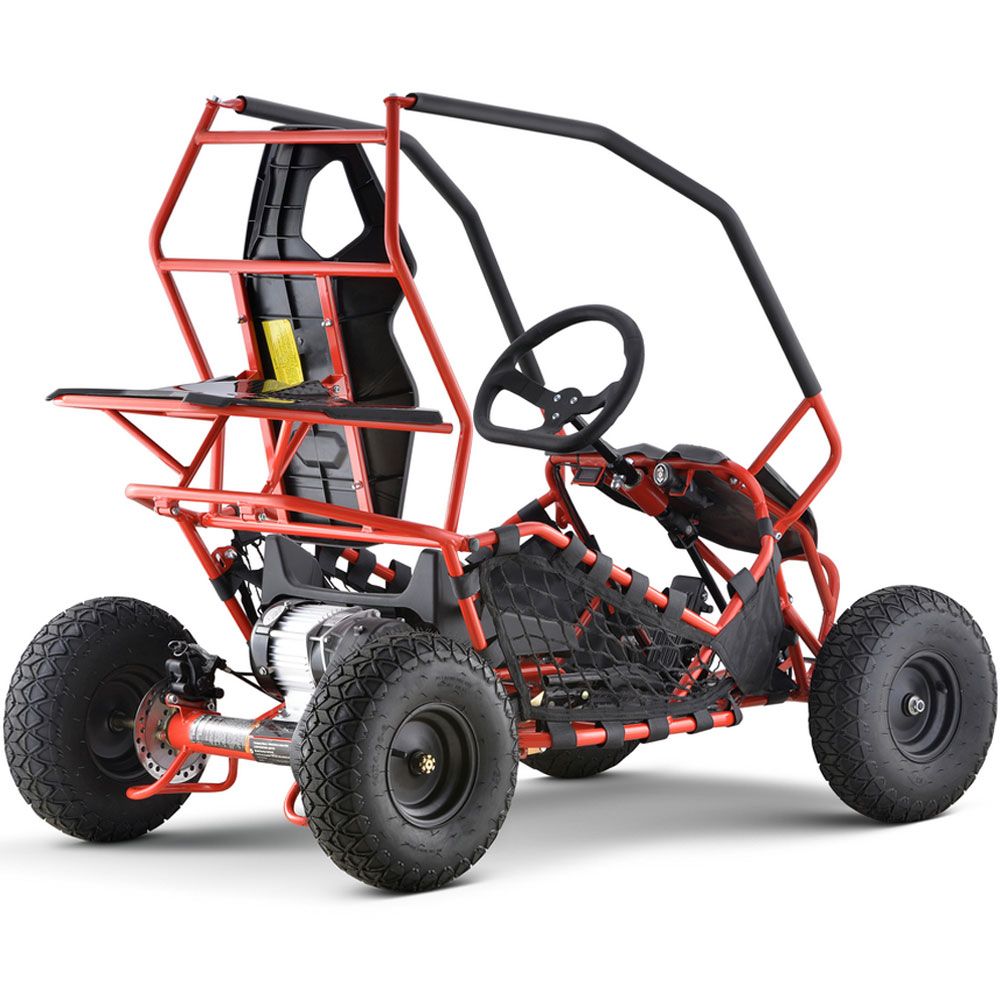MotoTec Maverick Go Kart 36V 1000W Red - view 6
