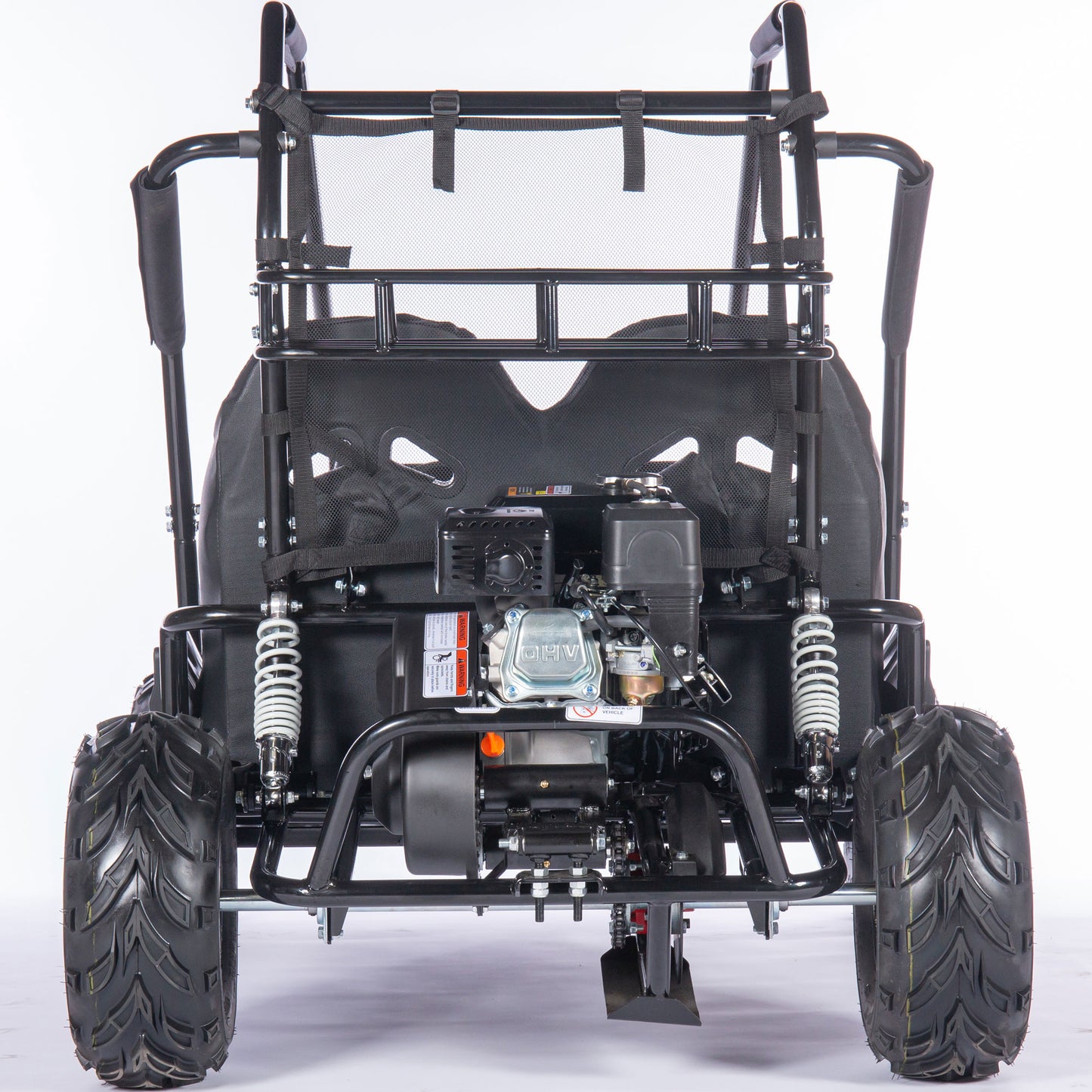 MotoTec Mud XL 212cc 2 Seat Go Kart Full Suspension Blue - view 6