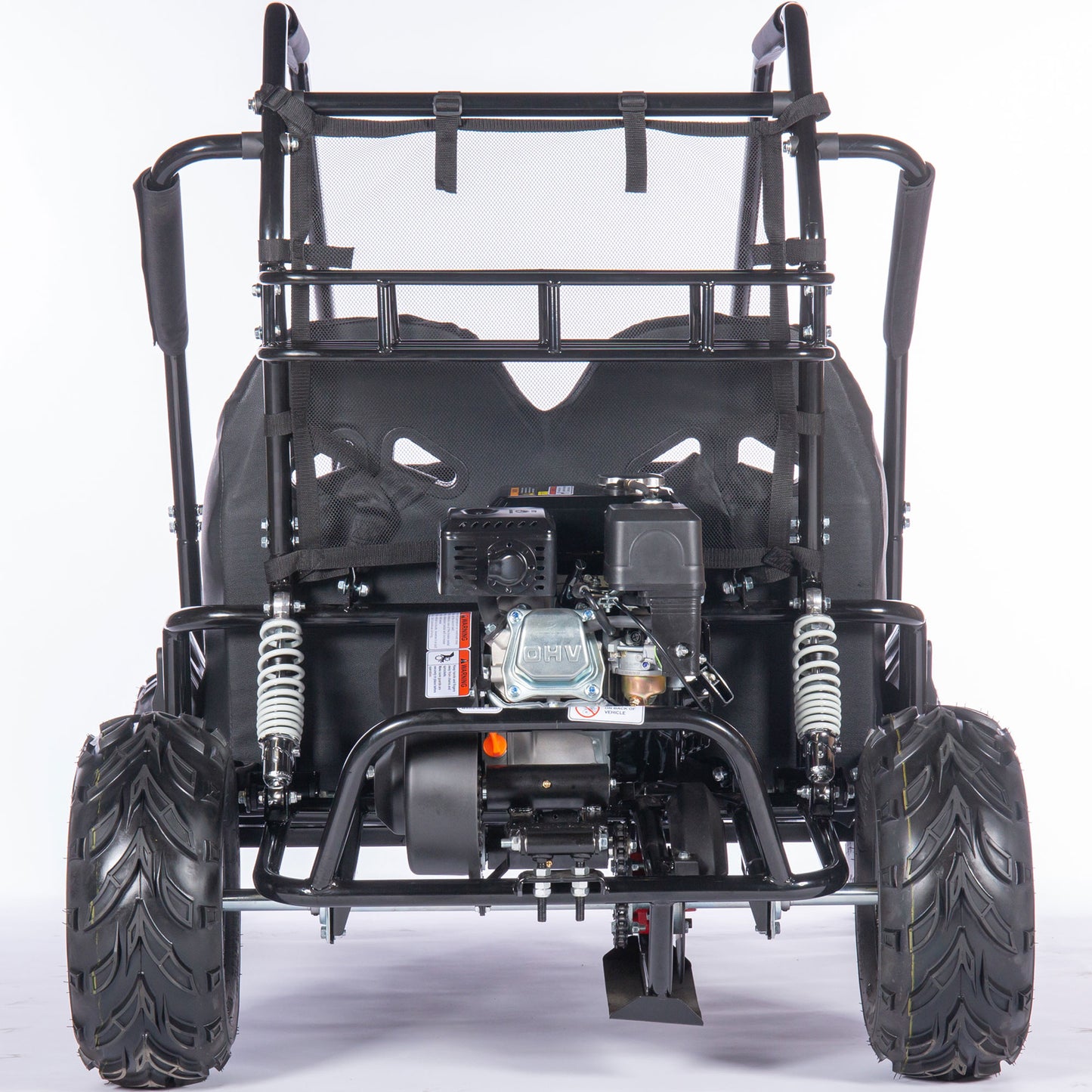 MotoTec Mud XL 212cc 2 Seat Go Kart Full Suspension Red - view 4