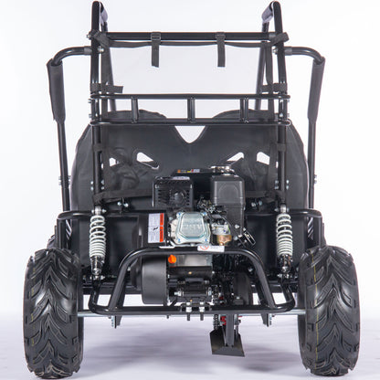 MotoTec Mud XL 212cc 2 Seat Go Kart Full Suspension Red - view 4