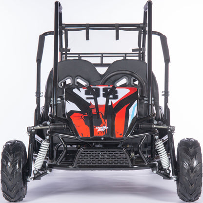 MotoTec Mud XL 212cc 2 Seat Go Kart Full Suspension Red - view 8