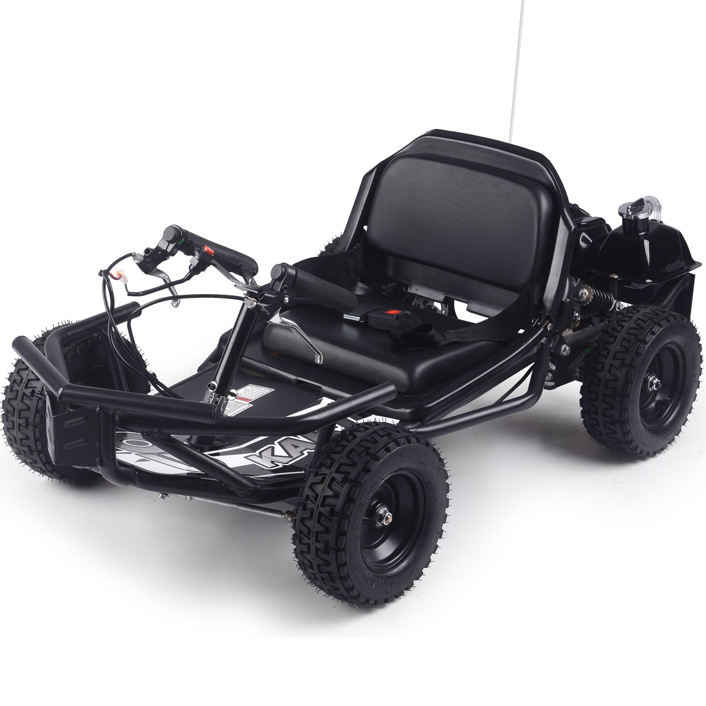 MotoTec Sandman Kids Gas 49cc Go Kart Black