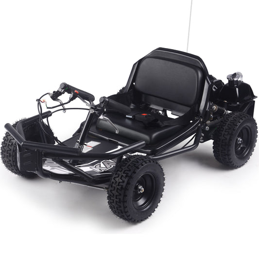 MotoTec Sandman Kids Gas 49cc Go Kart Black