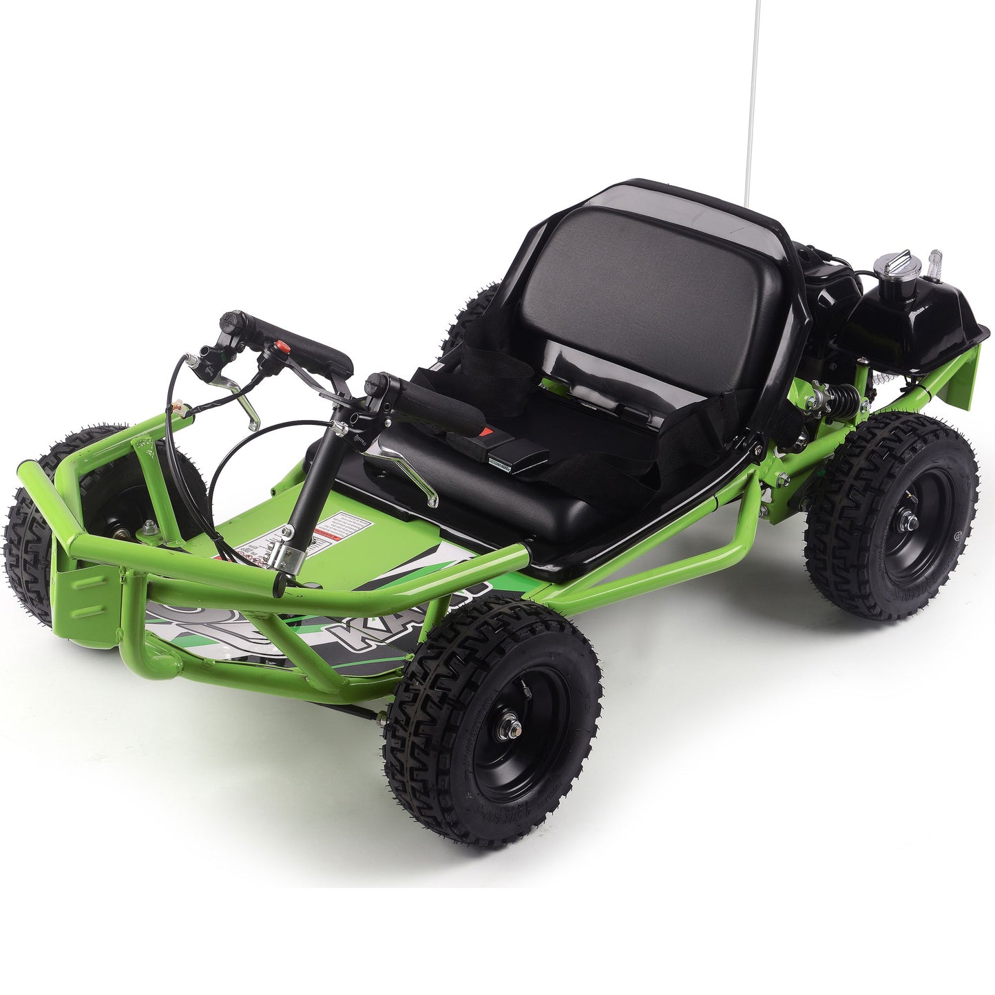 MotoTec Sandman Kids Gas 49cc Go Kart Green