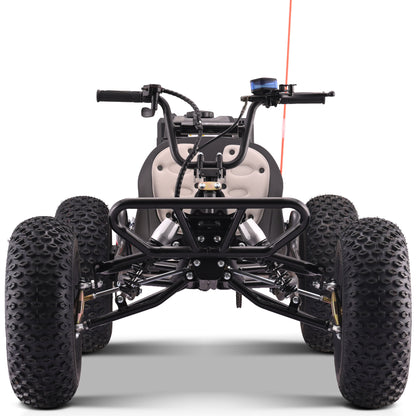 MotoTec Vibe 212cc Gas Go Kart Full Suspension Black - view 4