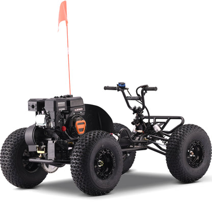 MotoTec Vibe 212cc Gas Go Kart Full Suspension Black - view 5