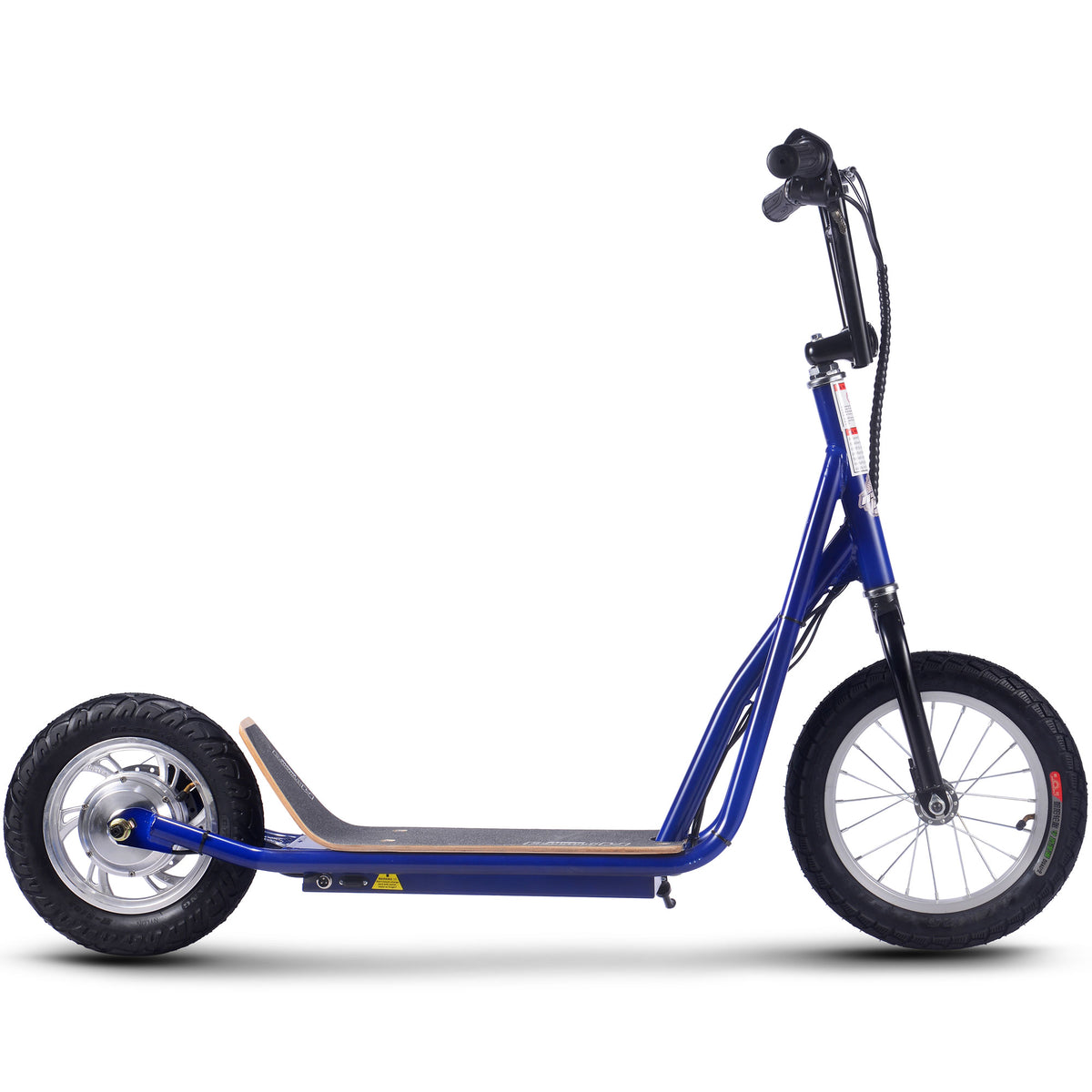 MotoTec Groove 36V 350W Big Wheel Lithium Electric Scooter Blue - view 2