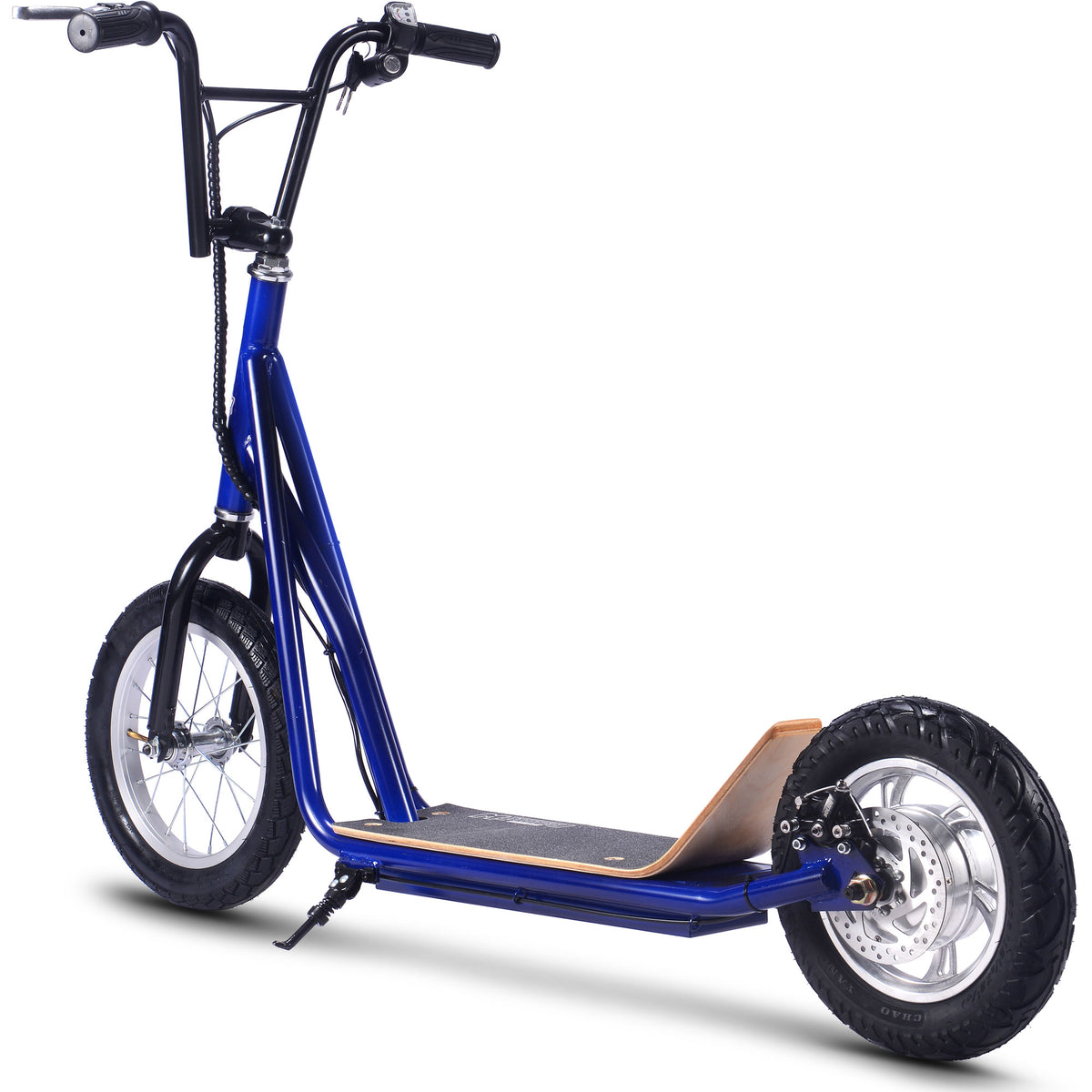 MotoTec Groove 36V 350W Big Wheel Lithium Electric Scooter Blue - view 4