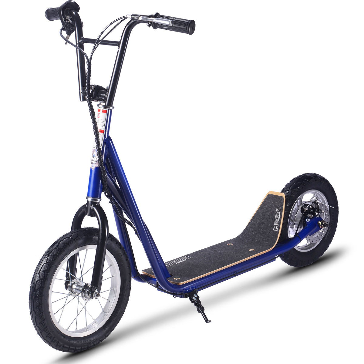 MotoTec Groove 36V 350W Big Wheel Lithium Electric Scooter Blue - view 5