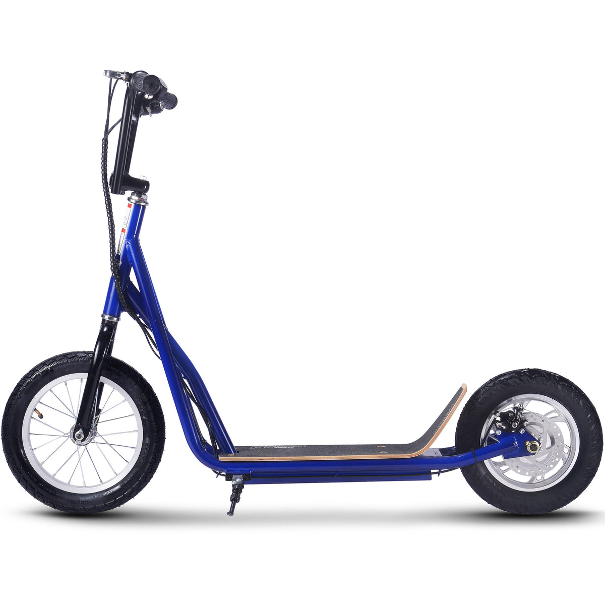 MotoTec Groove 36V 350W Big Wheel Lithium Electric Scooter Blue - view 6