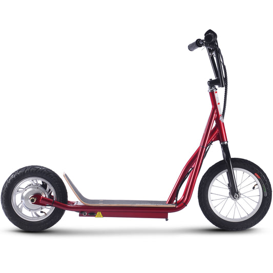 MotoTec Groove 36V 350W Big Wheel Lithium Electric Scooter Red - view 2
