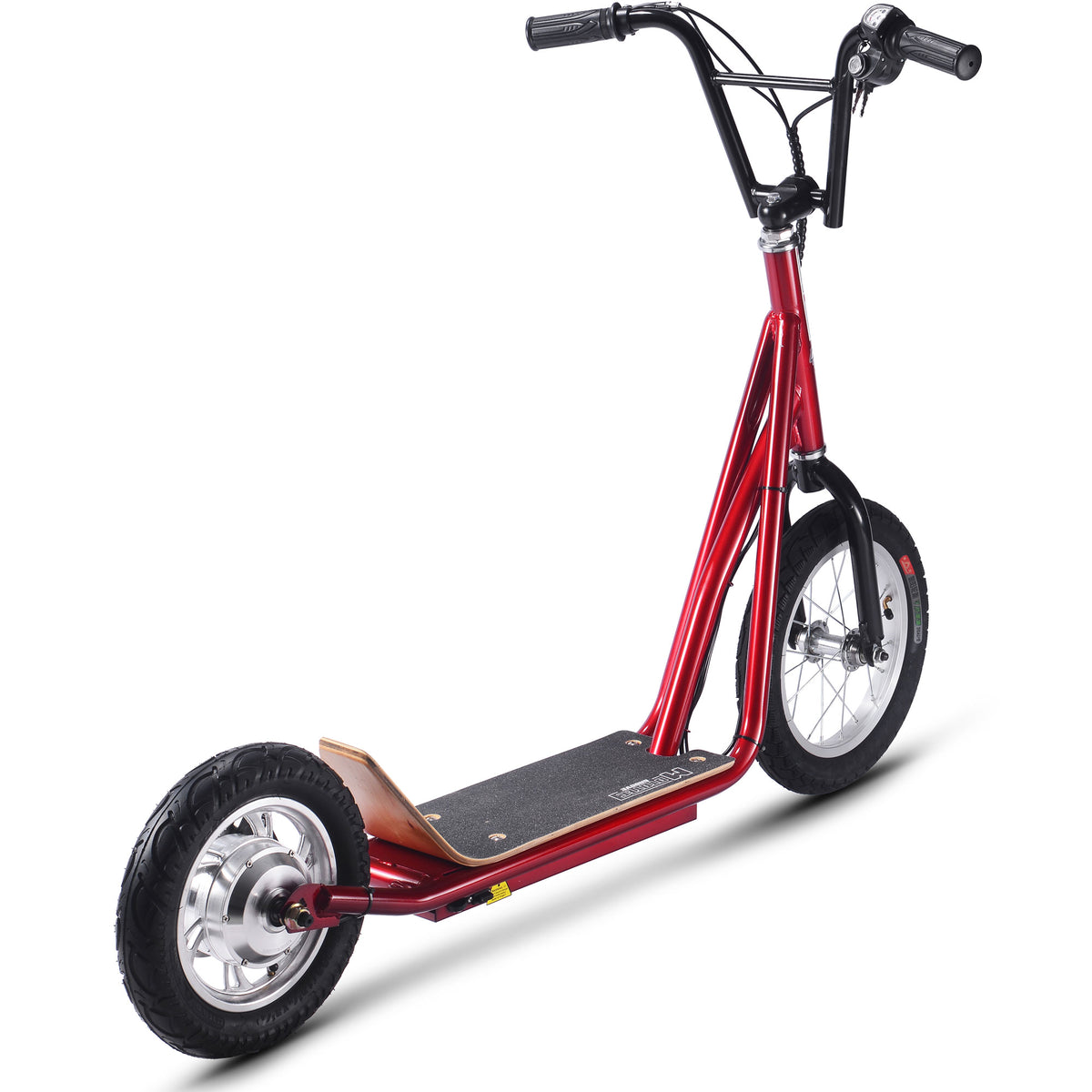 MotoTec Groove 36V 350W Big Wheel Lithium Electric Scooter Red - view 3