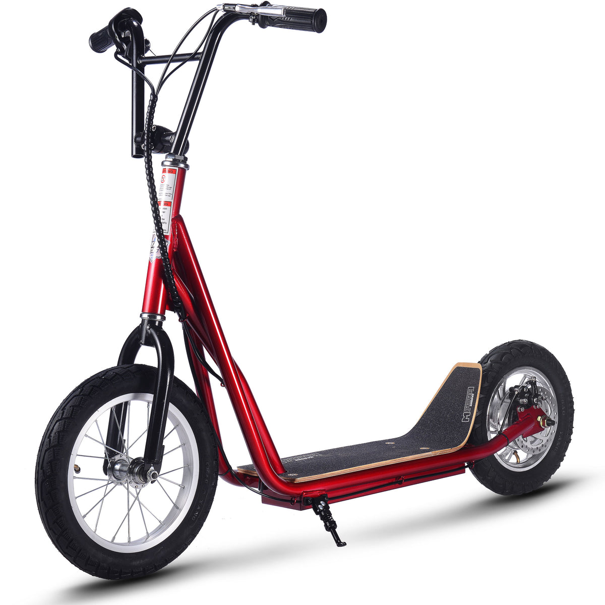 MotoTec Groove 36V 350W Big Wheel Lithium Electric Scooter Red - view 6