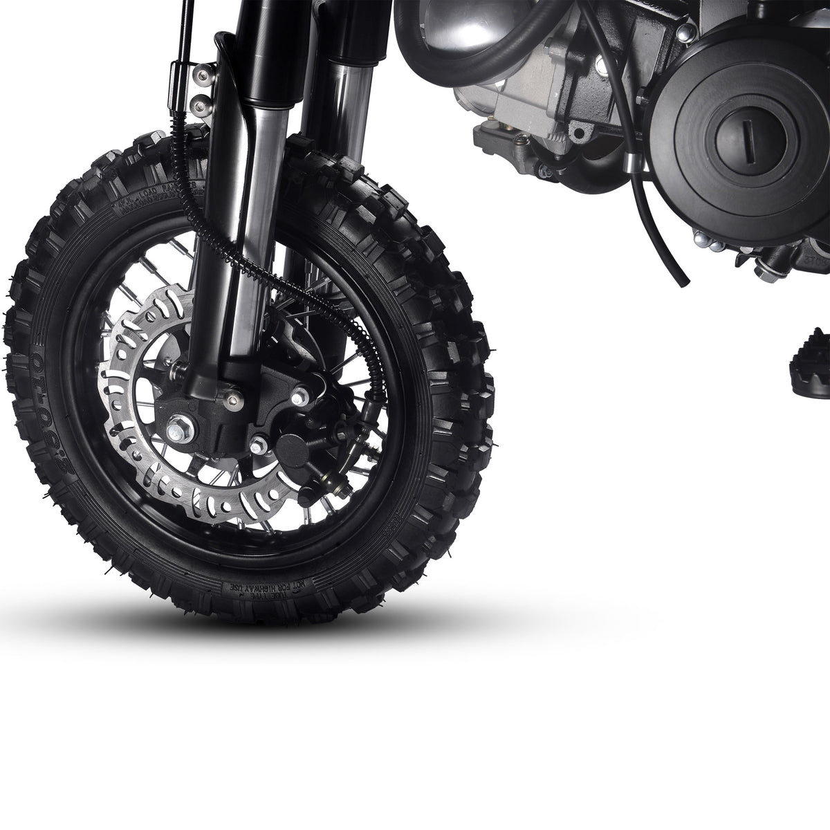 MotoTec Hooligan 72cc 4-Stroke Gas Dirt Bike Blue - view 10