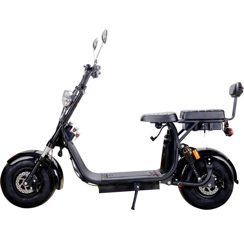 MotoTec Knockout 60V 2000W Lithium Electric Scooter Black - view 2