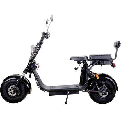 MotoTec Knockout 60V 2000W Lithium Electric Scooter Black - view 2