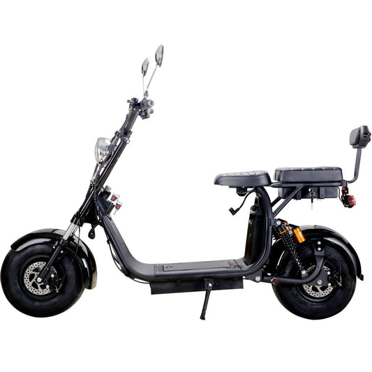 MotoTec Knockout 60V 2000W Lithium Electric Scooter Black - view 2