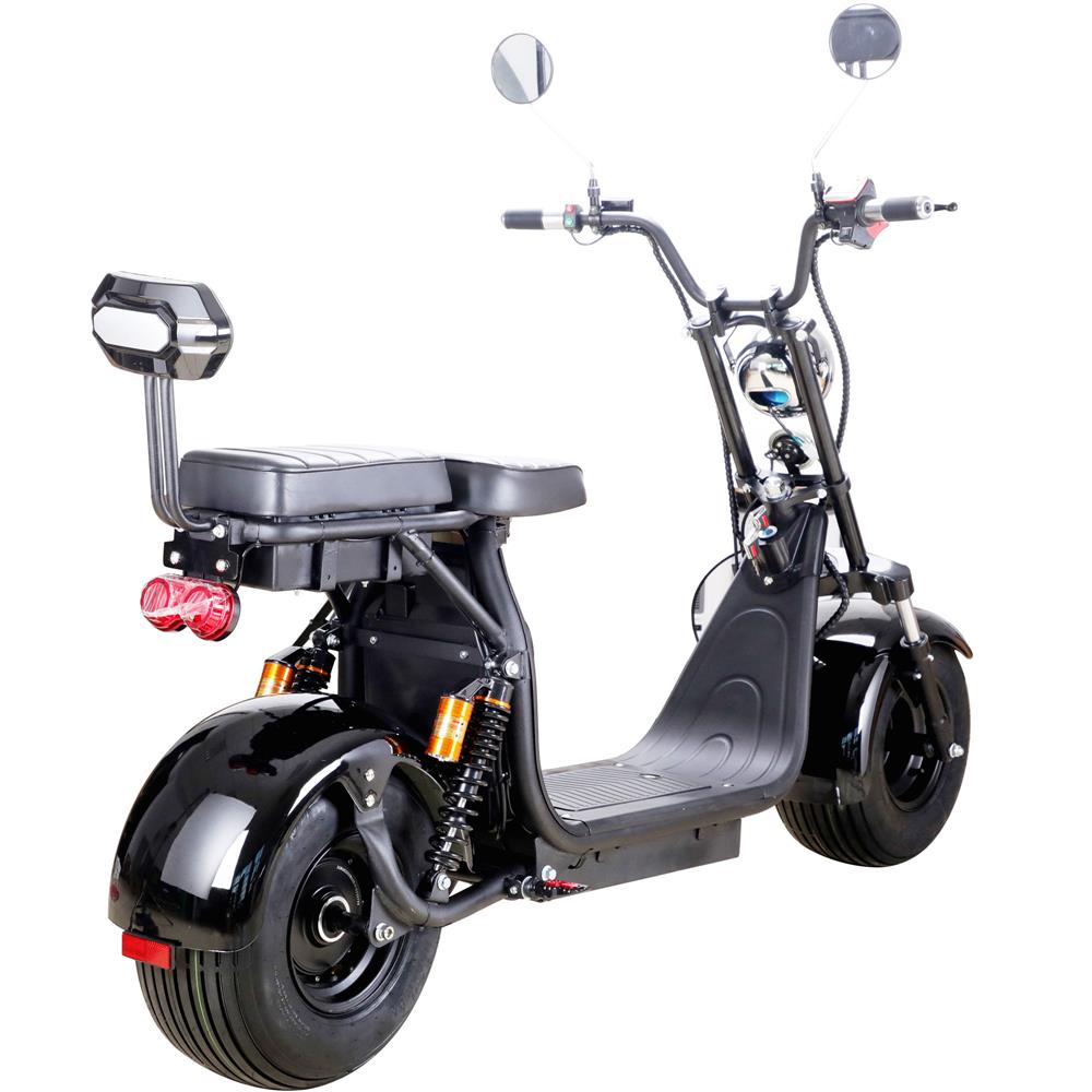 MotoTec Knockout 60V 2000W Lithium Electric Scooter Black - view 4