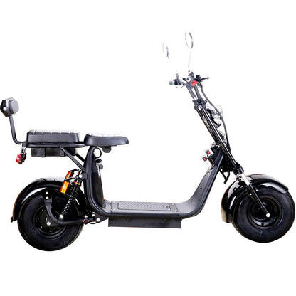 MotoTec Knockout 60V 2000W Lithium Electric Scooter Black - view 5