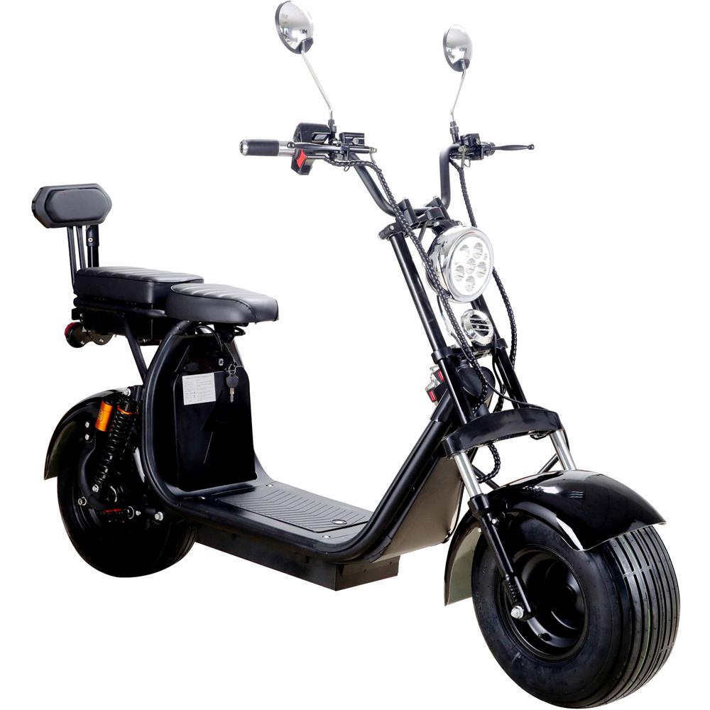 MotoTec Knockout 60V 2000W Lithium Electric Scooter Black - view 6