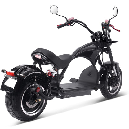 MotoTec Lowboy 60V 20Ah 2500W Lithium Electric Scooter Black - view 3