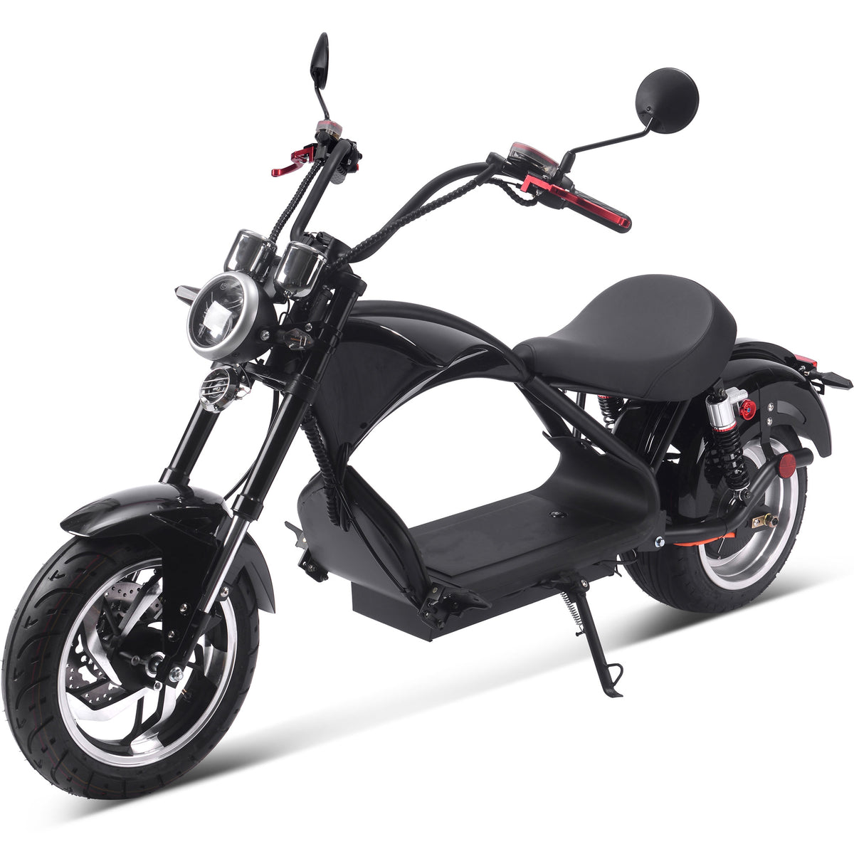 MotoTec Lowboy 60V 20Ah 2500W Lithium Electric Scooter Black - view 6