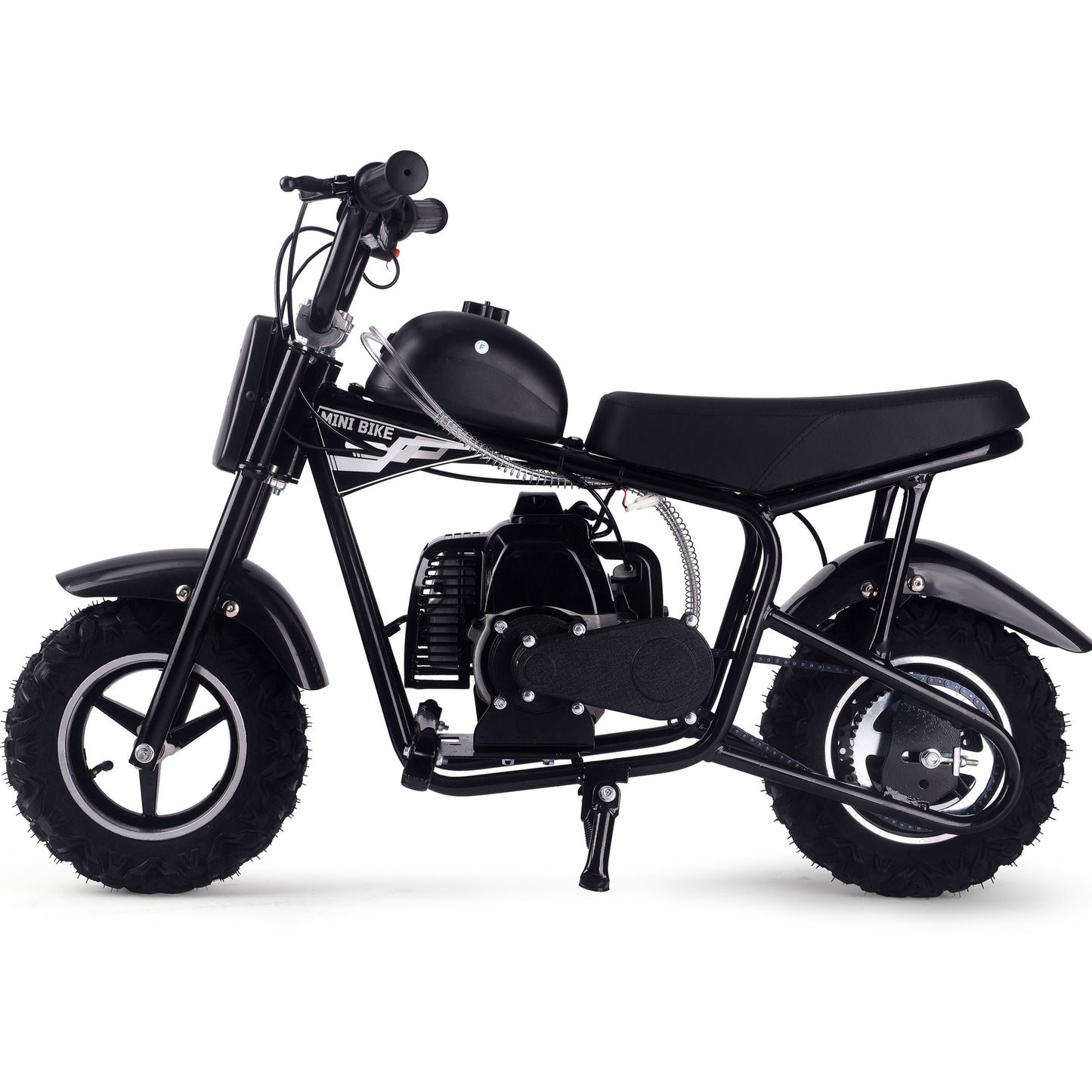 MotoTec Urchin 49cc 2-Stroke Kids Gas Mini Bike Black - view 5