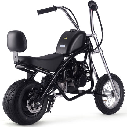 MotoTec 49cc Gas Mini Chopper V2 Black - view 3