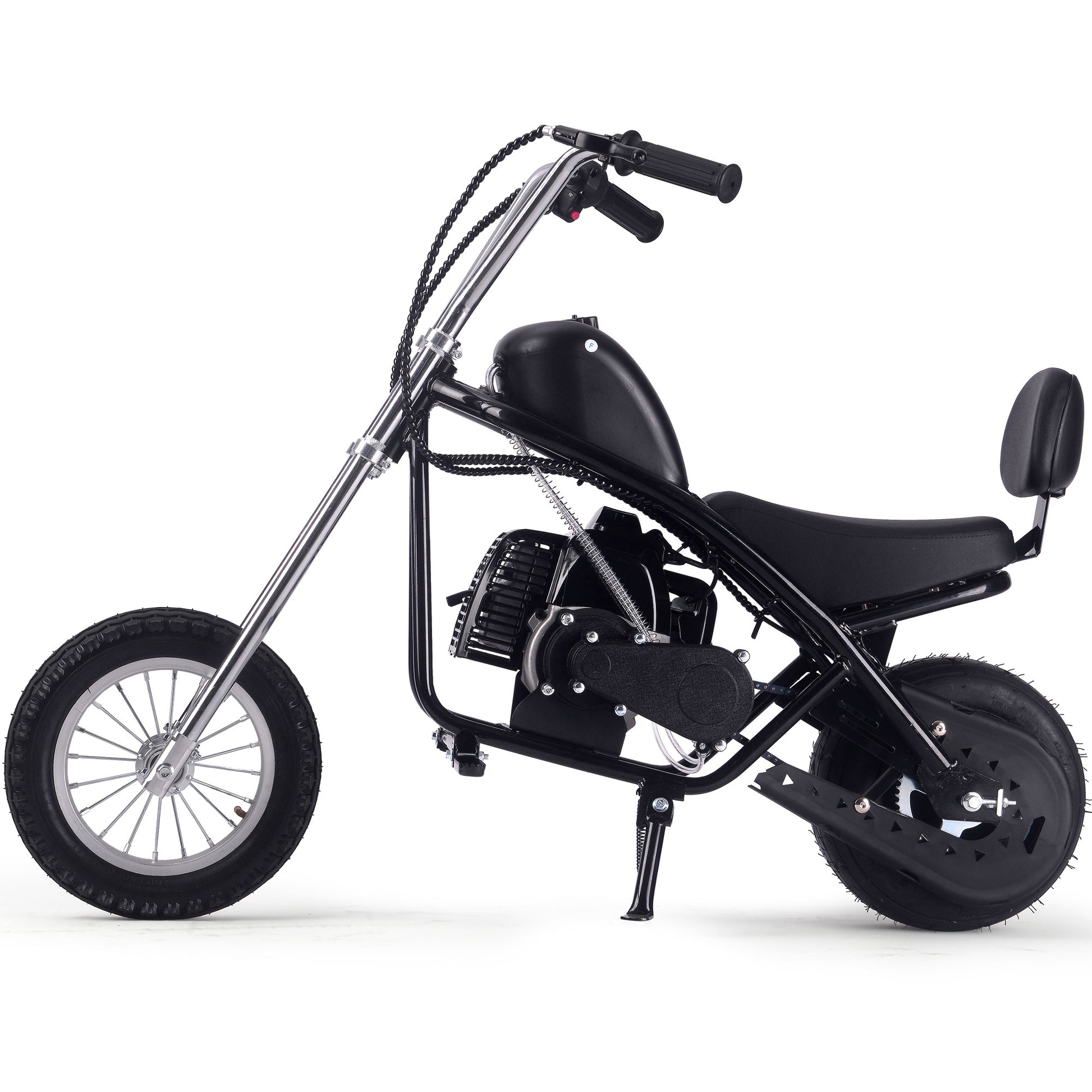 MotoTec 49cc Gas Mini Chopper V2 Black - view 5