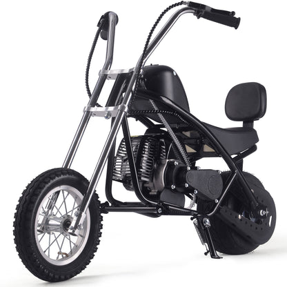 MotoTec 49cc Gas Mini Chopper V2 Black - view 6