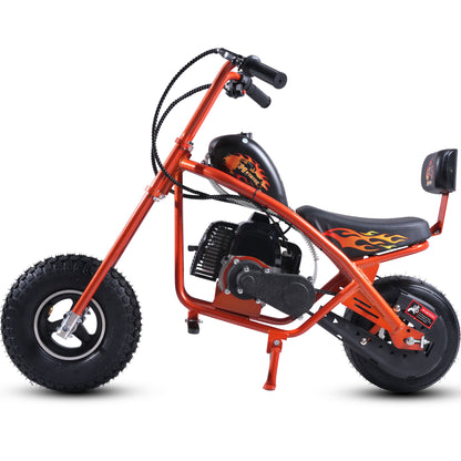 MotoTec 49cc Gas Mini Chopper V2 Orange - view 5